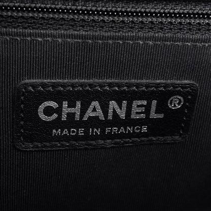 Chanel Perforated Lambskin Leather New Medium Boy Bag