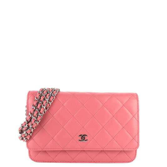 Chanel Classic Lambskin Leather Wallet on Chain Bag