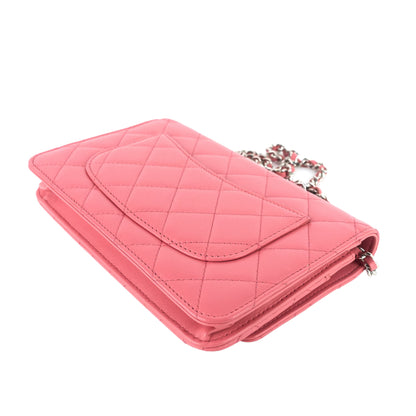Chanel Classic Lambskin Leather Wallet on Chain Bag
