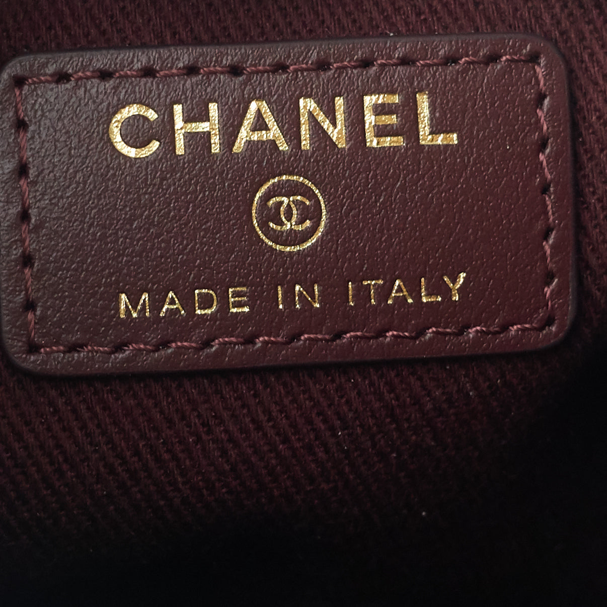 Chanel Mini CC Bucket Pocket Caviar Leather Bag