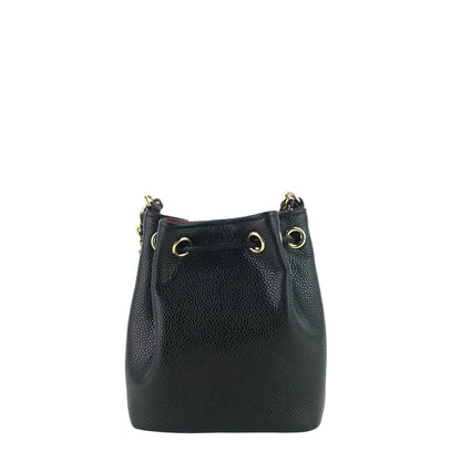 Chanel Mini CC Bucket Pocket Caviar Leather Bag