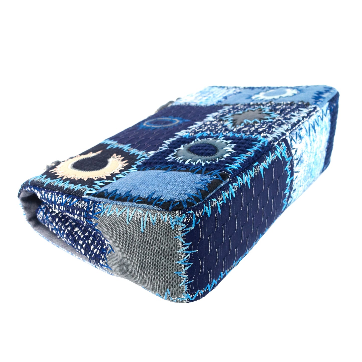 Chanel Denim Patchwork Limited Edition Jumbo Flap Bag