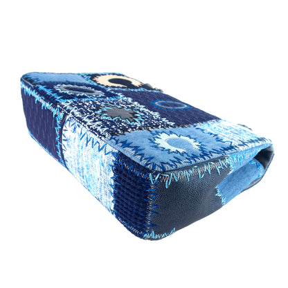 Chanel Denim Patchwork Limited Edition Jumbo Flap Bag
