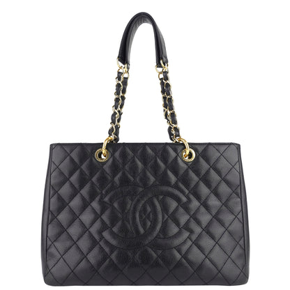 Chanel Grand Shopping Tote GST Caviar Leather Bag