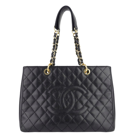 Chanel Grand Shopping Tote GST Caviar Leather Bag