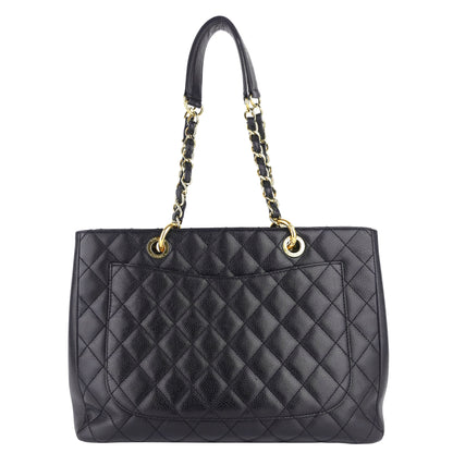 Chanel Grand Shopping Tote GST Caviar Leather Bag