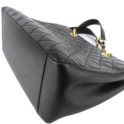 Chanel Grand Shopping Tote GST Caviar Leather Bag