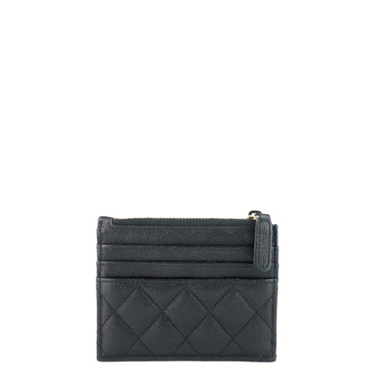 Chanel Classic Zip Caviar Leather Cardholder
