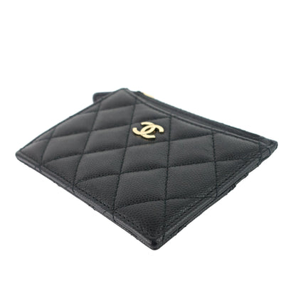 Chanel Classic Zip Caviar Leather Cardholder