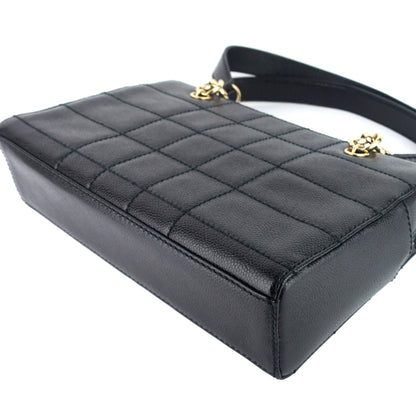 Chanel Chocolate Bar Caviar Leather Shoulder Bag