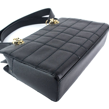 Chanel Chocolate Bar Caviar Leather Shoulder Bag