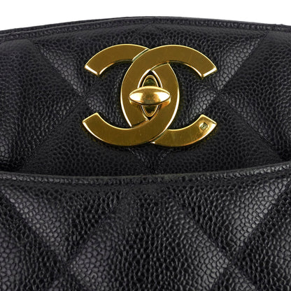 Chanel CC Turnlock Caviar Leather Bag