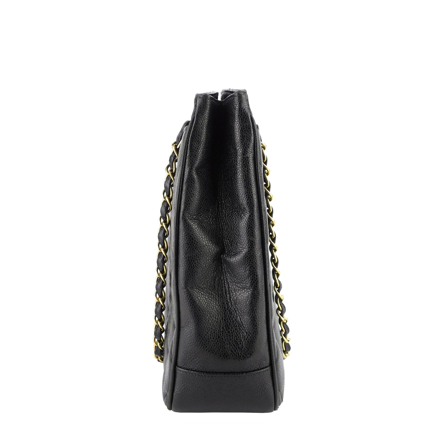Chanel CC Turnlock Caviar Leather Bag