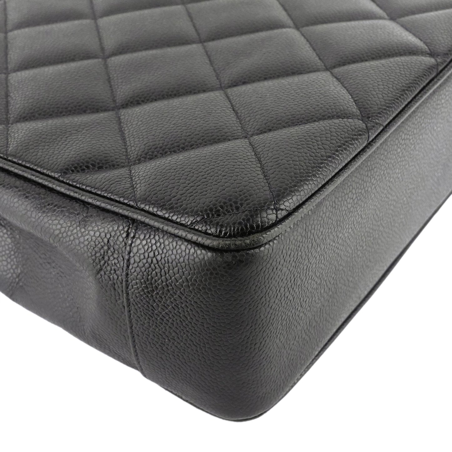Chanel CC Turnlock Caviar Leather Bag