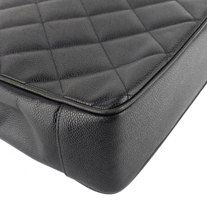 Chanel CC Turnlock Caviar Leather Bag