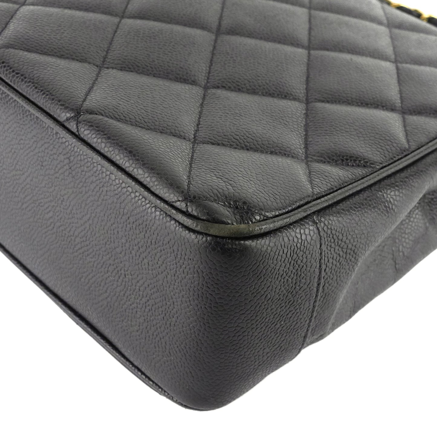 Chanel CC Turnlock Caviar Leather Bag