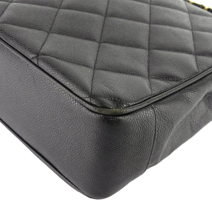 Chanel CC Turnlock Caviar Leather Bag