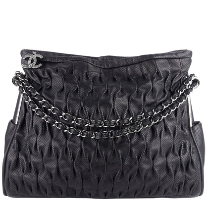 Chanel Perforated Ultimate Soft Leather Hobo Bag