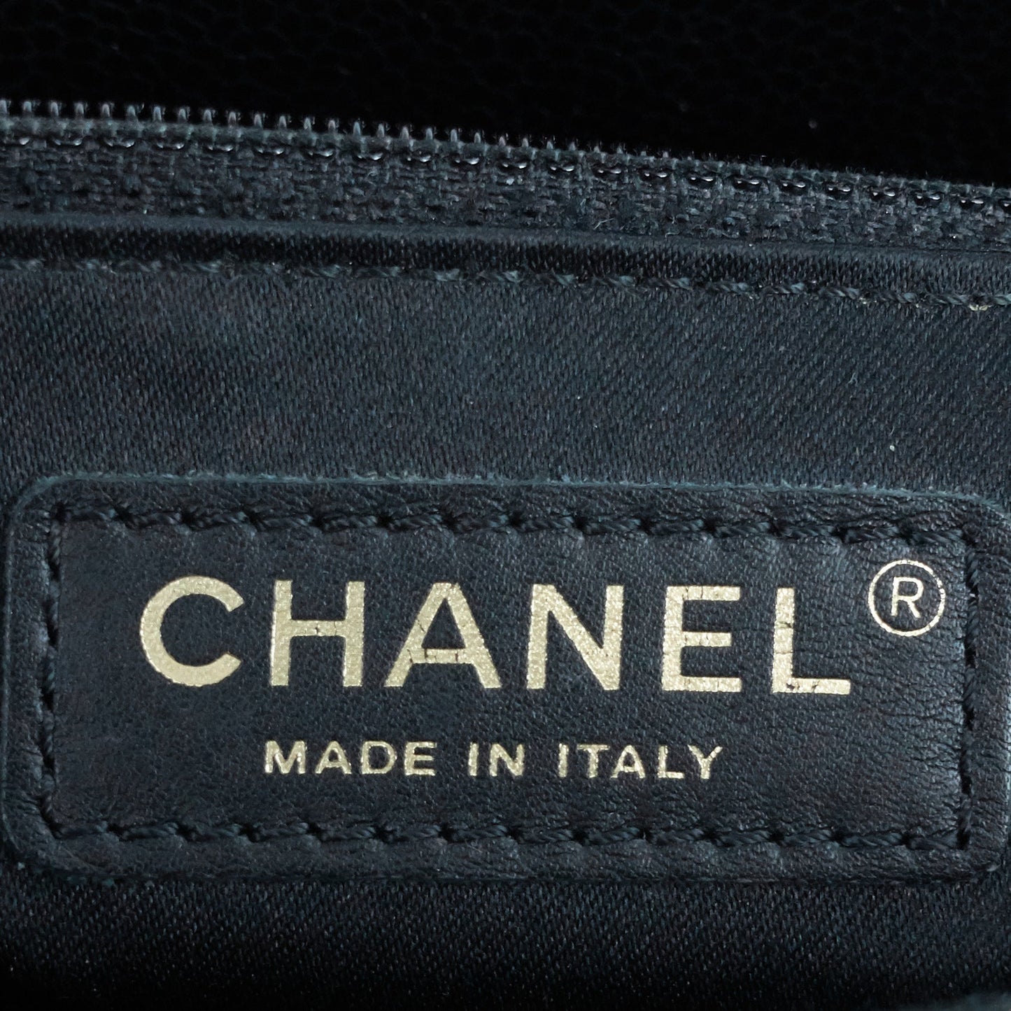 Chanel Grand Shopping Tote GST Large Caviar Leather Bag
