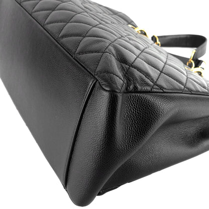 Chanel Grand Shopping Tote GST Large Caviar Leather Bag