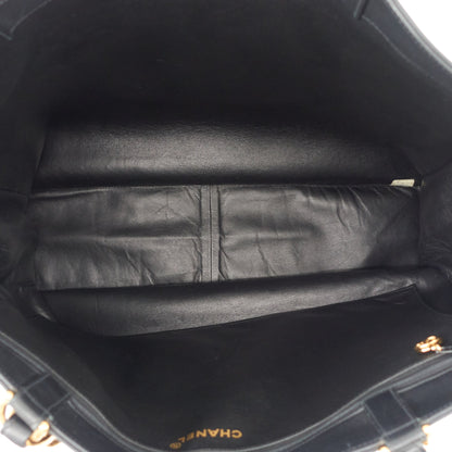 Chanel CC Chain XL Calfskin Leather Tote Bag