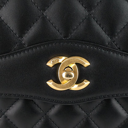 Chanel Coco Vintage Quilted Lambskin Leather Flap Bag