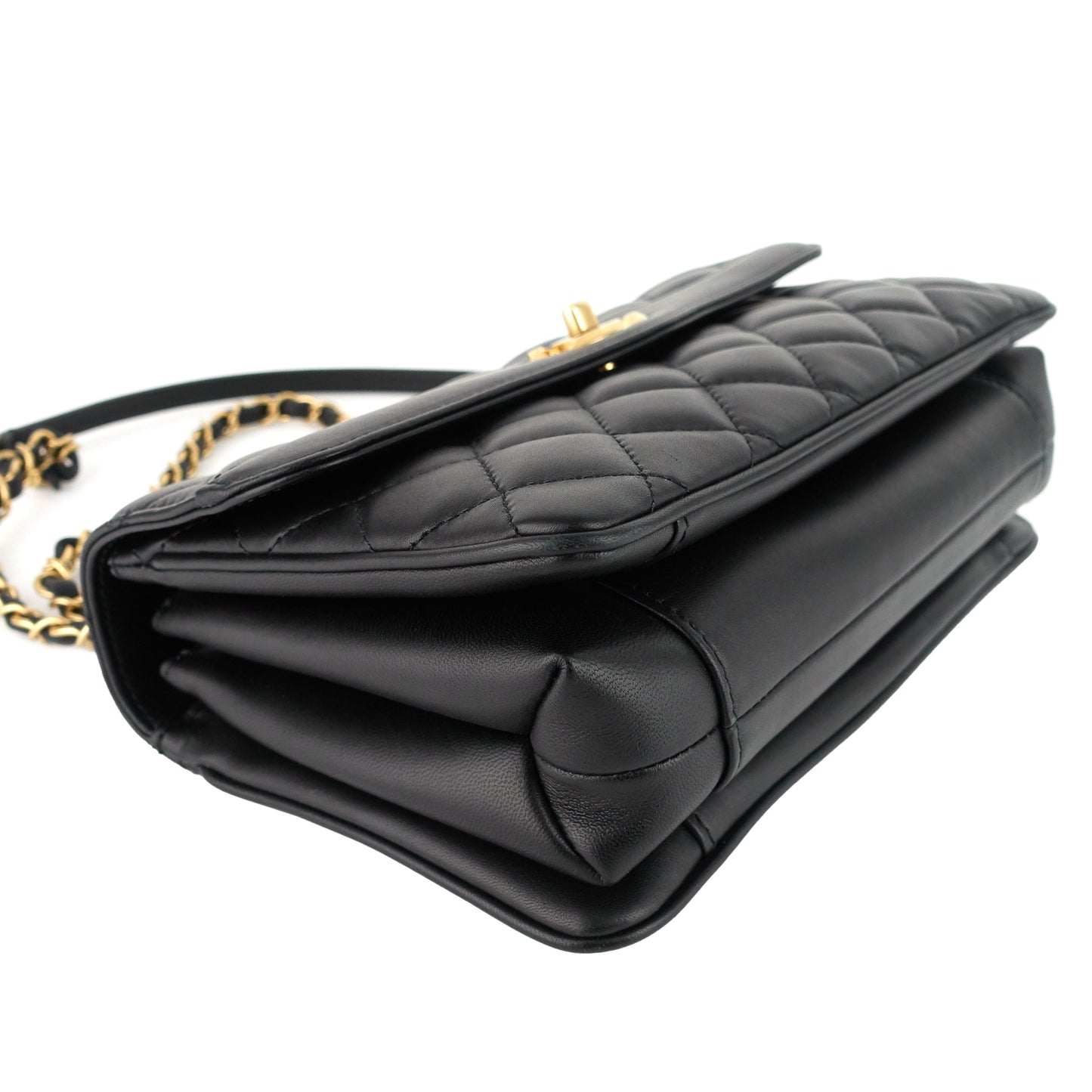 Chanel Coco Vintage Quilted Lambskin Leather Flap Bag