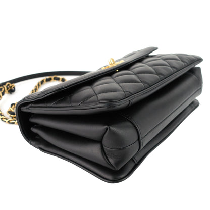 Chanel Coco Vintage Quilted Lambskin Leather Flap Bag