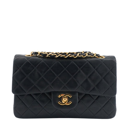 Chanel Classic Double Flap Small Lambskin Leather Bag