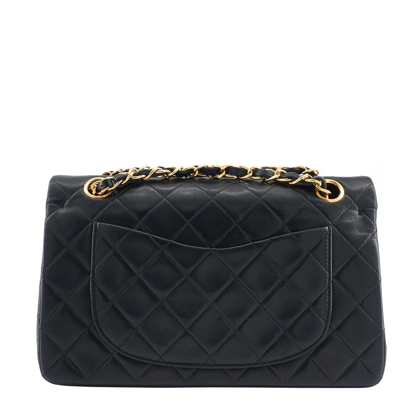 Chanel Classic Double Flap Small Lambskin Leather Bag