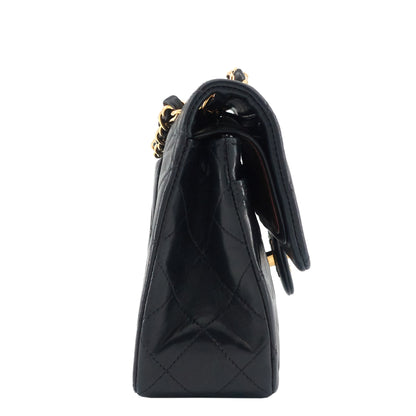 Chanel Classic Double Flap Small Lambskin Leather Bag