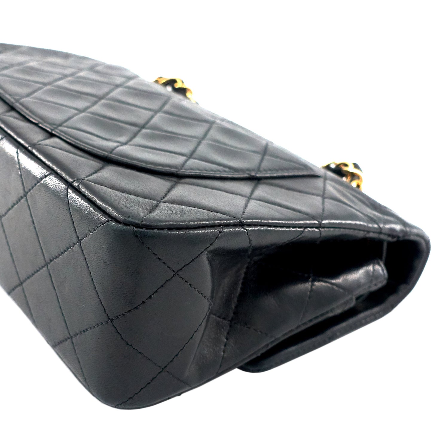 Chanel Classic Double Flap Small Lambskin Leather Bag