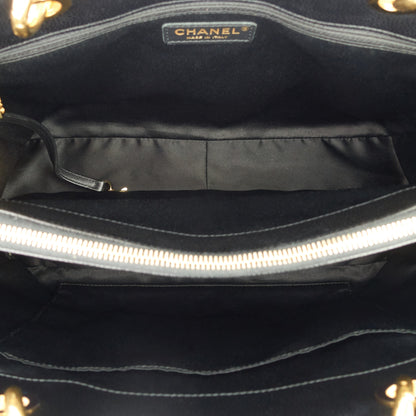 Chanel Grand Shopping Tote GST Large Caviar Leather Bag