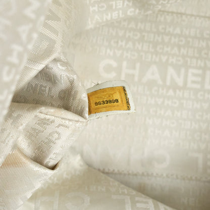 Chanel Cruise Line No. 5 Medium Quilted Canvas Shopping Tote Bag