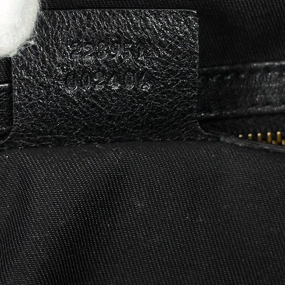Gucci Drawstring Soft Leather Tote Bag