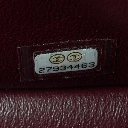 Chanel Double Flap Quilted Caviar Leather Bag