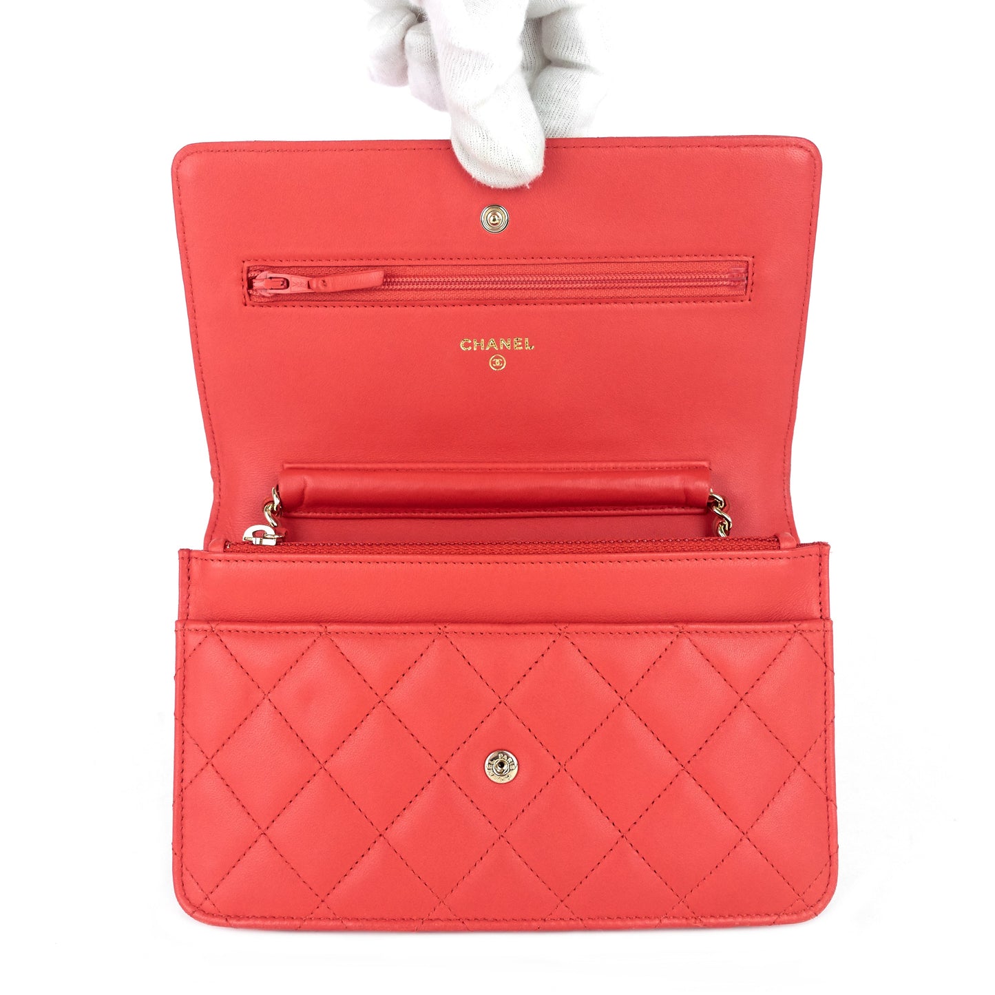 Chanel Wallet on Chain WOC Lambskin Leather Bag