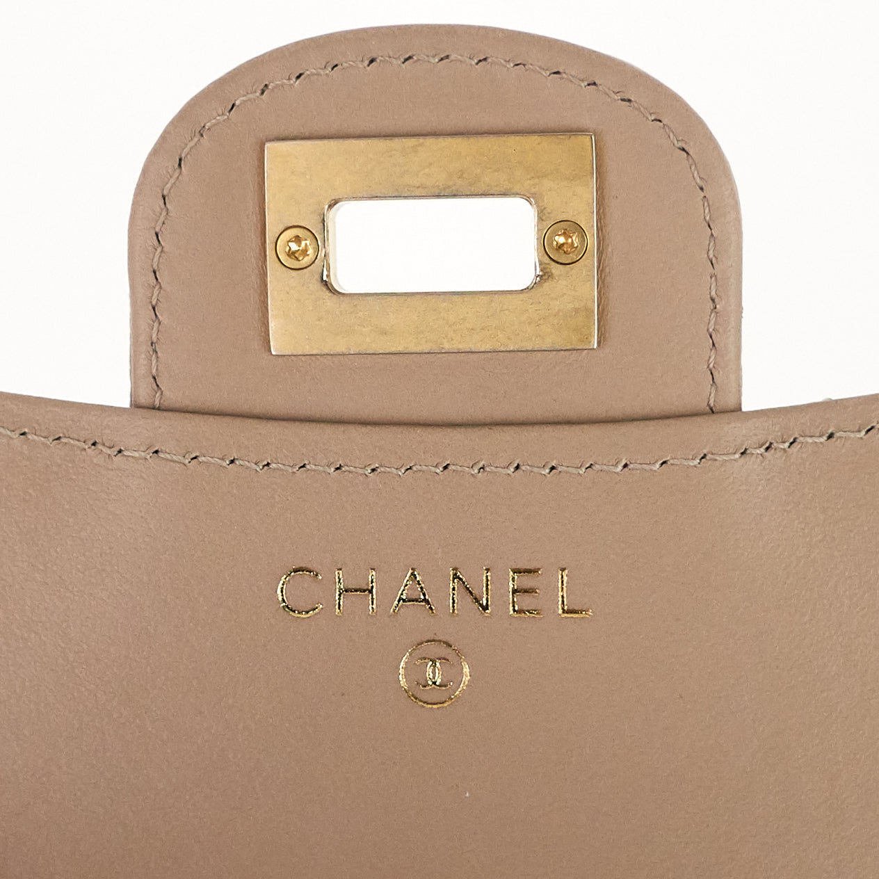 Chanel Reissue Compact Metallic Calfskin Wallet
