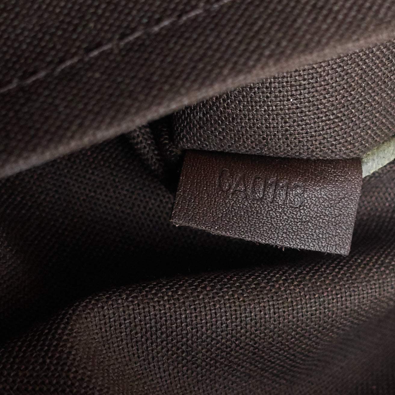 Louis Vuitto Tadao Damier Infini Leather Bag