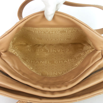 Chanel Choco Bar Caviar Shoulder Bag