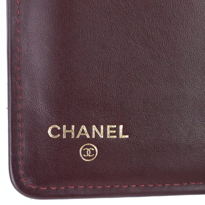Chanel L-Yen Caviar Leather Wallet