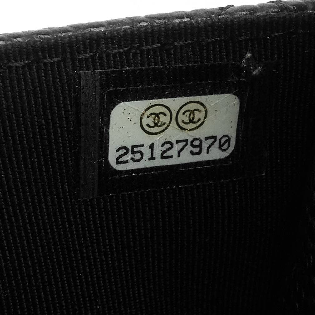 Chanel WOC Pebbled Caviar Leather Wallet on Chain Bag