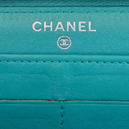 Chanel Classic Zip Around Large Lambskin Wallet