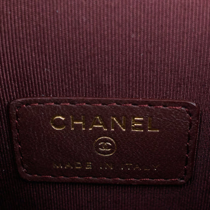 Chanel Classic Vanity with Chain Matelassé Lambskin Crossbody Bag
