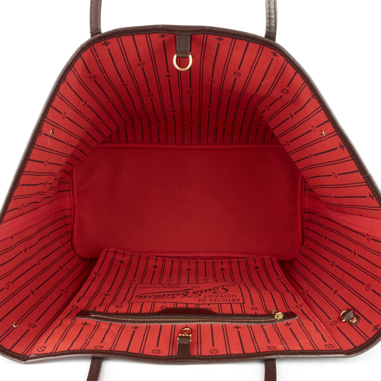 Louis Vuitto Neverfull GM Damier Ebene Canvas Tote Bag