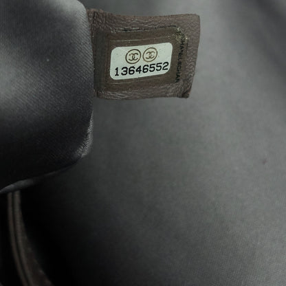 Chanel Twisted Flap Maxi Glazed Calfskin Leather Bag