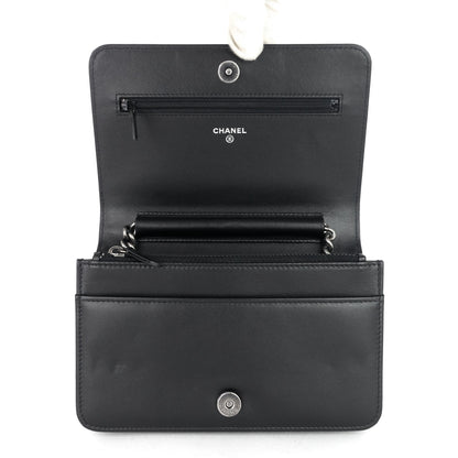 Chanel Boy Caviar Leather Wallet on Chain Bag