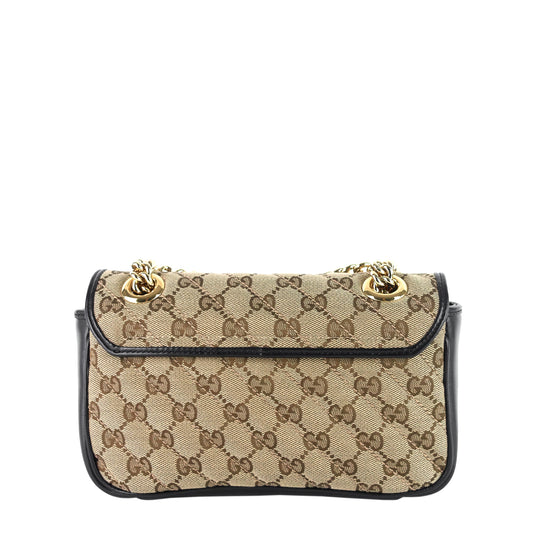 Gucci GG Marmont Small Matelass� Monogram Canvas Shoulder Bag