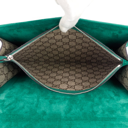 Gucci Dionysus Medium Suede and Embroidered Supreme Canvas Bag