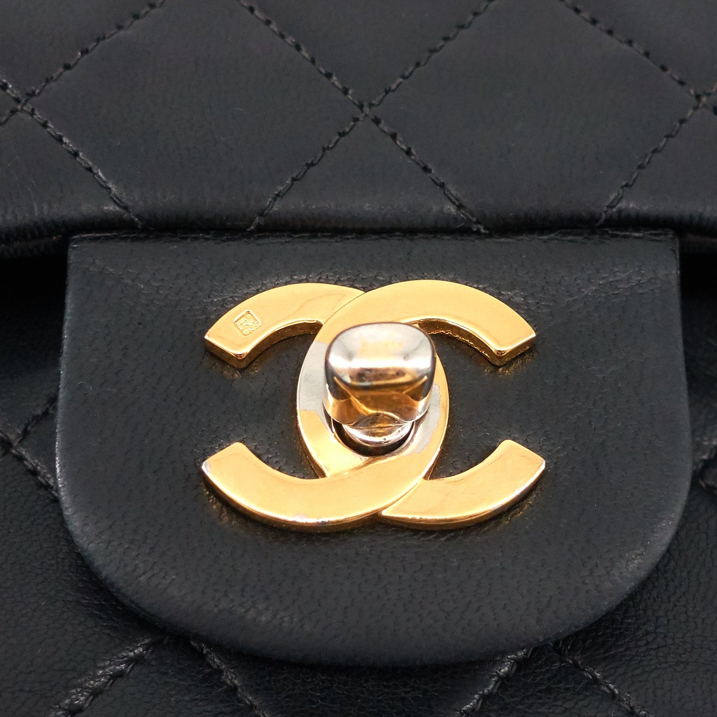 Chanel Classic Double Flap Small Lambskin Leather Bag